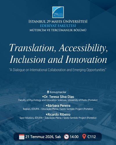 Translation, Accessibility, Inclusion and Innovation