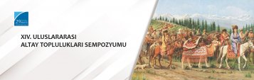 XIV. Uluslararası Altay Toplulukları Sempozyumu