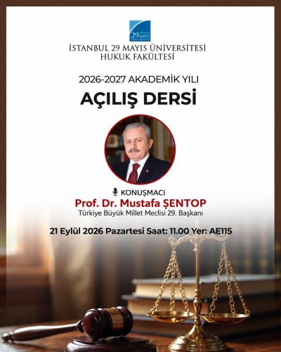 Hukuk Fakültesi 2026-2027 Akademik Yılı Açılış Dersi