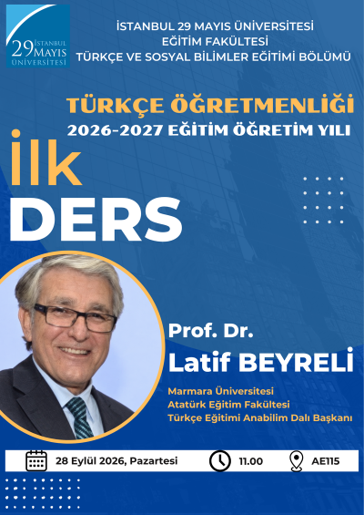 Türkçe Öğretmenliği 2026-2027 Eğitim Öğretim Yılı İlk Ders