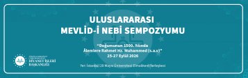 Uluslararası Mevlid-i Nebi Sempozyumu