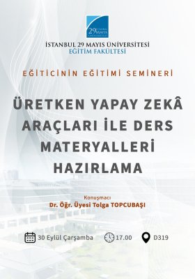 Üretken Yapay Zekâ Araçları ile Ders Materyalleri Hazırlama