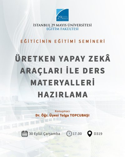 Üretken Yapay Zekâ Araçları ile Ders Materyalleri Hazırlama
