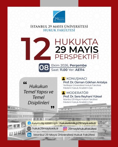 Hukukta 29 Mayıs Perspektifi! Hukukun Temel Yapısı ve Temel Disiplinleri